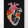 Anatomisches Herz mit Blumen II | Codex Anatomicus Discount