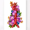 Aorta - Floral - Weiß | Codex Anatomicus Best
