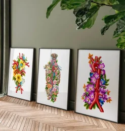 Aorta - Floral - Weiß | Codex Anatomicus Best