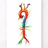 Aorta Anatomie - Aquarell | Codex Anatomicus Best
