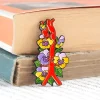 Aorta mit Blumen - Emaille Pin | Codex Anatomicus Online
