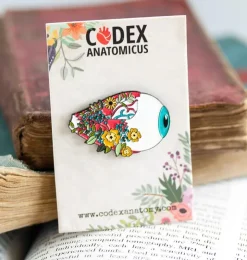 Auge mit Blumen - Emaille Pin | Codex Anatomicus Hot
