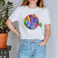 Auge Unisex T-Shirt - Aquarell | Codex Anatomicus Hot