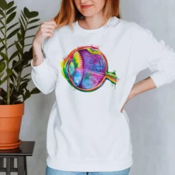 Augen Unisex Sweatshirt - Aquarell | Codex Anatomicus New