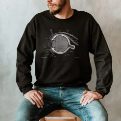 Augen Unisex Sweatshirt - Chalkboard | Codex Anatomicus Best
