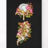 Bandscheibenvorfall - Floral - Schwarz | Codex Anatomicus Clearance