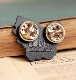 Beckenknochen mit Blumen - Emaille Pin | Codex Anatomicus Discount