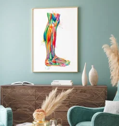 Bein Anatomie - Aquarell | Codex Anatomicus Sale
