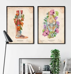 Bein Anatomie - Floral - Vintage | Codex Anatomicus Best
