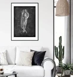 Beinmuskeln Anatomie - Chalkboard | Codex Anatomicus Sale