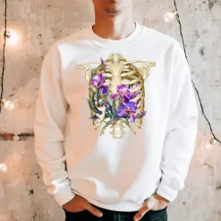 Brustkorb I Unisex Sweatshirt - Floral | Codex Anatomicus New