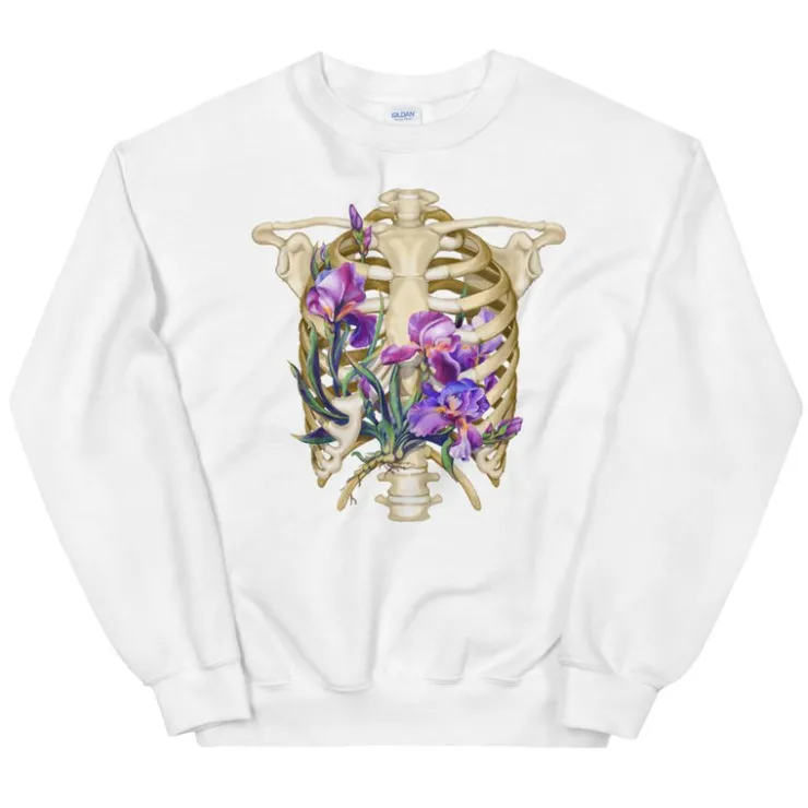 Brustkorb I Unisex Sweatshirt - Floral | Codex Anatomicus New