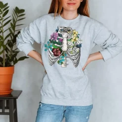 Brustkorb II Unisex Sweatshirt - Floral | Codex Anatomicus Hot