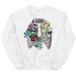 Brustkorb II Unisex Sweatshirt - Floral | Codex Anatomicus Hot