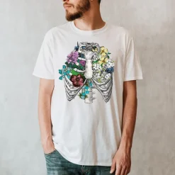 Brustkorb II Unisex T-Shirt - Floral | Codex Anatomicus Hot
