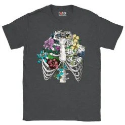 Brustkorb II Unisex T-Shirt - Floral | Codex Anatomicus Hot