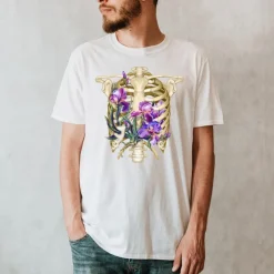 Brustkorb Unisex T-Shirt - Floral | Codex Anatomicus Online