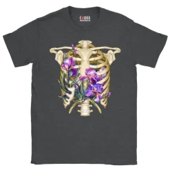 Brustkorb Unisex T-Shirt - Floral | Codex Anatomicus Online