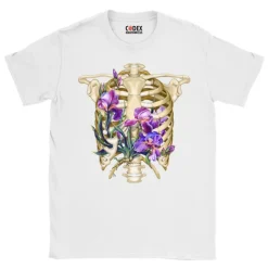 Brustkorb Unisex T-Shirt - Floral | Codex Anatomicus Online