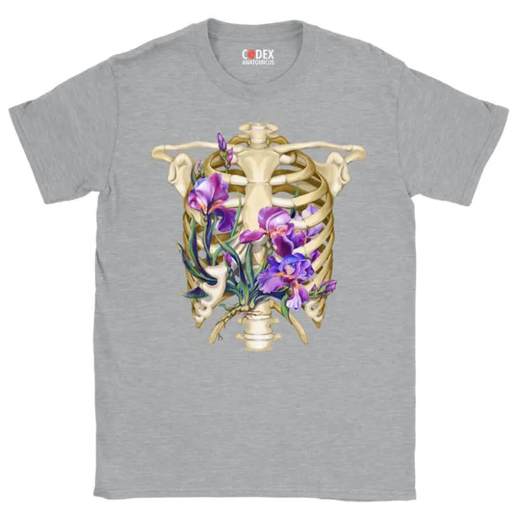 Brustkorb Unisex T-Shirt - Floral | Codex Anatomicus Online