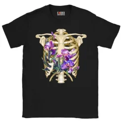 Brustkorb Unisex T-Shirt - Floral | Codex Anatomicus Online