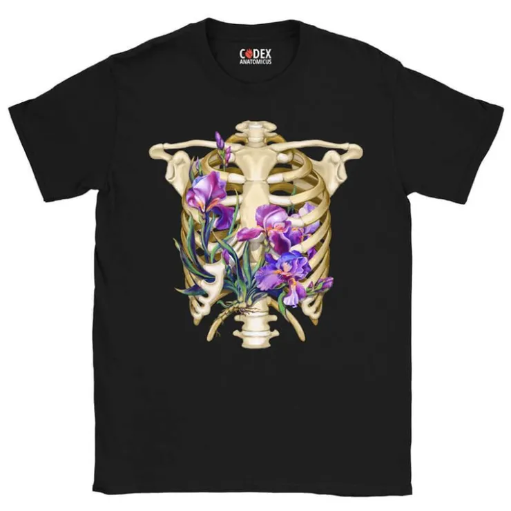 Brustkorb Unisex T-Shirt - Floral | Codex Anatomicus Online