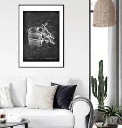 Brustwirbel Anatomie - Chalkboard | Codex Anatomicus New