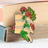 Brustwirbel mit Blumen - Emaille Pin | Codex Anatomicus Best
