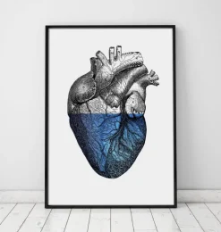 Buntes Herz - Blau | Codex Anatomicus Clearance