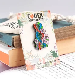 DNA mit Blumen - Emaille Pin | Codex Anatomicus New