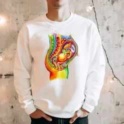 Fetus Unisex Sweatshirt - Aquarell | Codex Anatomicus Clearance