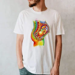 Fetus Unisex T-Shirt - Aquarell | Codex Anatomicus Fashion