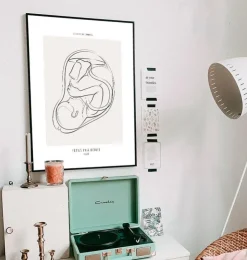 Fötus - Line-Art | Codex Anatomicus Best