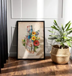 Fuß Anatomie - Floral - Vintage | Codex Anatomicus Best