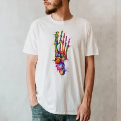 Fuß Unisex T-Shirt - Aquarell | Codex Anatomicus Sale