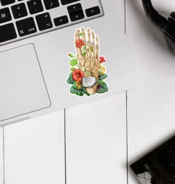 Fußknochen Aufkleber - Floral | Codex Anatomicus Clearance