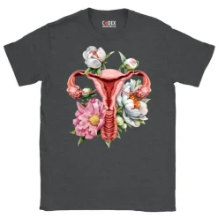 Gebärmutter Unisex T-Shirt - Floral | Codex Anatomicus Fashion
