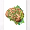 Gehirn Anatomie IV - Floral - Vintage | Codex Anatomicus Sale