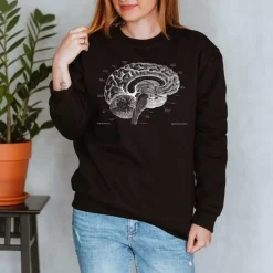 Gehirn I Unisex Sweatshirt - Chalkboard | Codex Anatomicus Discount