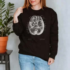 Gehirn II Unisex Sweatshirt - Chalkboard | Codex Anatomicus New
