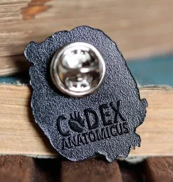 Gehirn mit Blumen - Emaille Pin | Codex Anatomicus Fashion