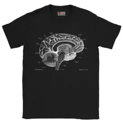 Gehirn Unisex T-Shirt - Chalkboard | Codex Anatomicus Online