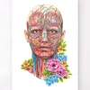 Gesichts Anatomie - Floral - Weiß | Codex Anatomicus Discount
