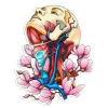 Hals Anatomie Aufkleber - Floral | Codex Anatomicus Clearance