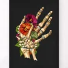 Handgelenkbruch - Floral - Schwarz | Codex Anatomicus Online