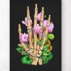 Handknochen - Floral - Schwarz | Codex Anatomicus Sale