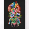 Harnsystem - Floral - Schwarz | Codex Anatomicus Discount