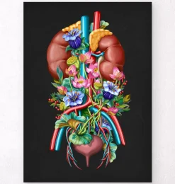 Harnsystem - Floral - Schwarz | Codex Anatomicus Discount