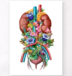 Harnsystem - Floral - Weiß | Codex Anatomicus New