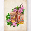 Hautanatomie - Floral - Altes Papier | Codex Anatomicus New